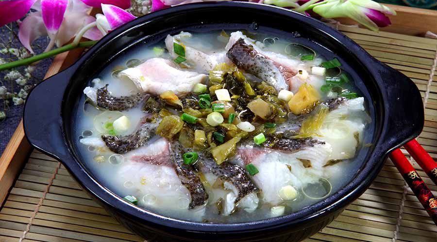 酸菜鱼片